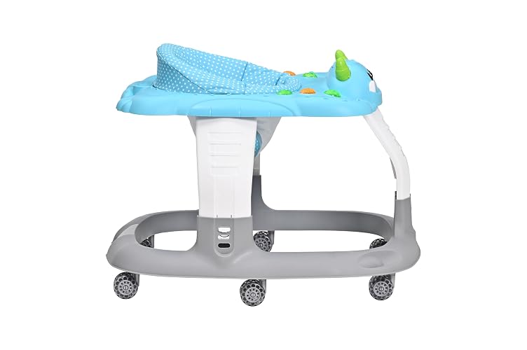 PRINSEL | Andadera Baby Monster para bebés con Asiento Acolchonado Azul