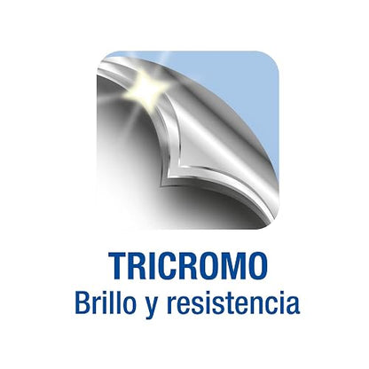Foset AR-04, Desviador de 3 vías para brazo con soporte, cromo