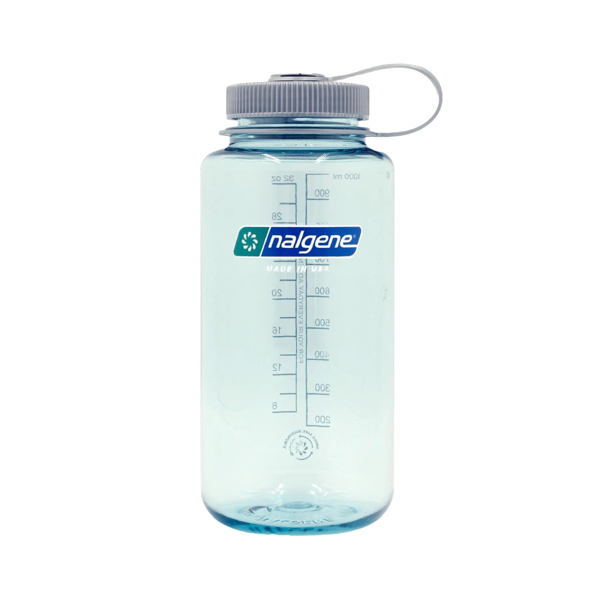 Nalgene Sustain Tritan Botella de Agua 32 oz Boca Ancha - Seafoam