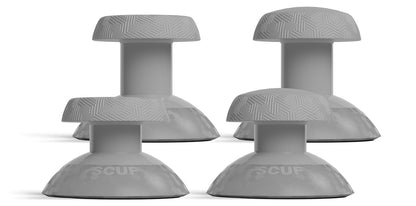 SCUF Valor Pro Kit de Sustitución del Sticks – Gris Claro | 1 Corto Cóncavo, 1 Corto Convexo, 1 Largo Cóncavo, 1 Largo Convexo, Fácil de Intercambiar, Duradero