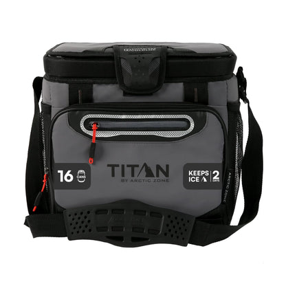 Arctic Zone Titan Deep Freeze Cooler - Zipperless Hardbody Cooler - Small & Large Capacity- Beach & Camping Cooler - Deep Freeze Insulation, HardBody Liner, and SmartShelf