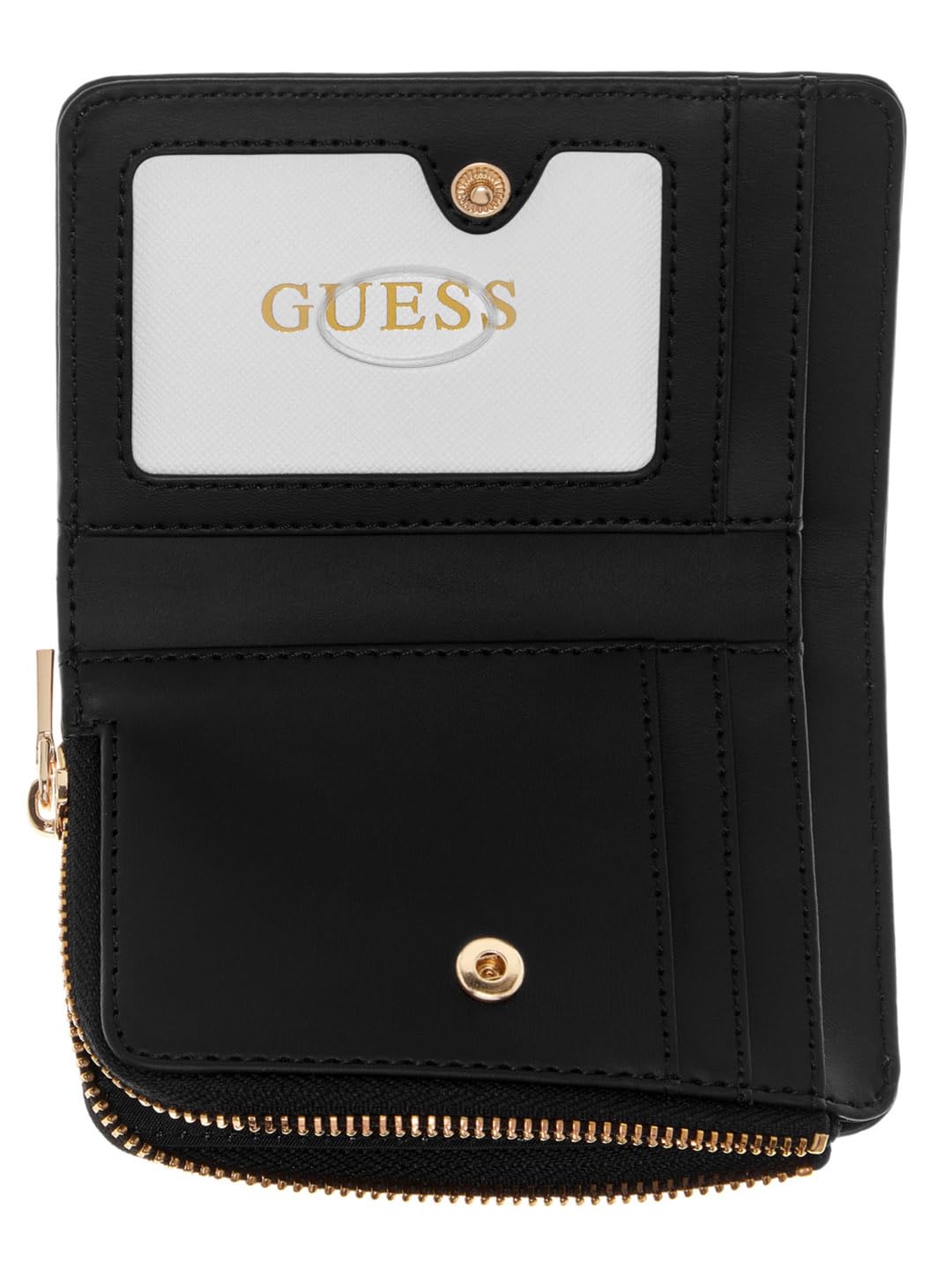 CARTERA GUESS LIBBY SLG ZIP AROUND CARD CASE MUJER NEGRO GG9912156-BLA
