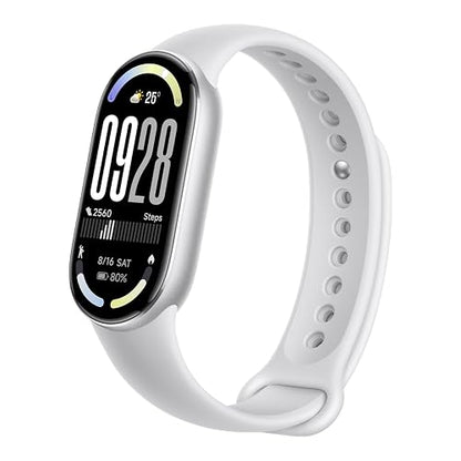 XIAOMI Band 10 Smartwatch, iOS & Android, 5ATM, Plata | Pantalla AMOLED de 1.72", Hasta 21 días de Batería, 150+ Modos Deportivos, Gestión de Sueño Optimizado y Heart Rate