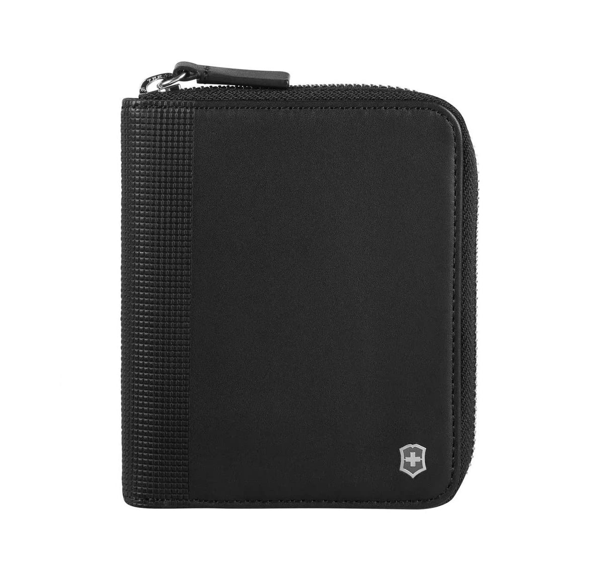 Victorinox Cartera de Piel Altius Alox, Clutch Wallet, Negra