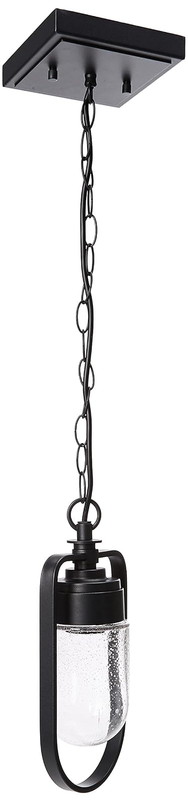 Tecnolite Lámpara Colgante de Cristal 1.50 m de Altura, Potencia Máx. 60 W, 1 Base E27, No incluye foco