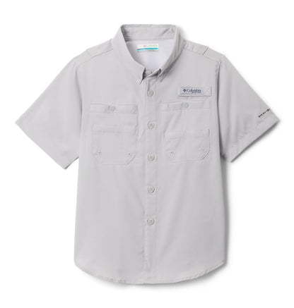 Columbia Camisa Tamiami de Manga Corta para niños y bebés - 2XS - Gris (Cool Grey)