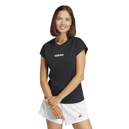 adidas Essentials Linear Playera Manga Corta Mujer