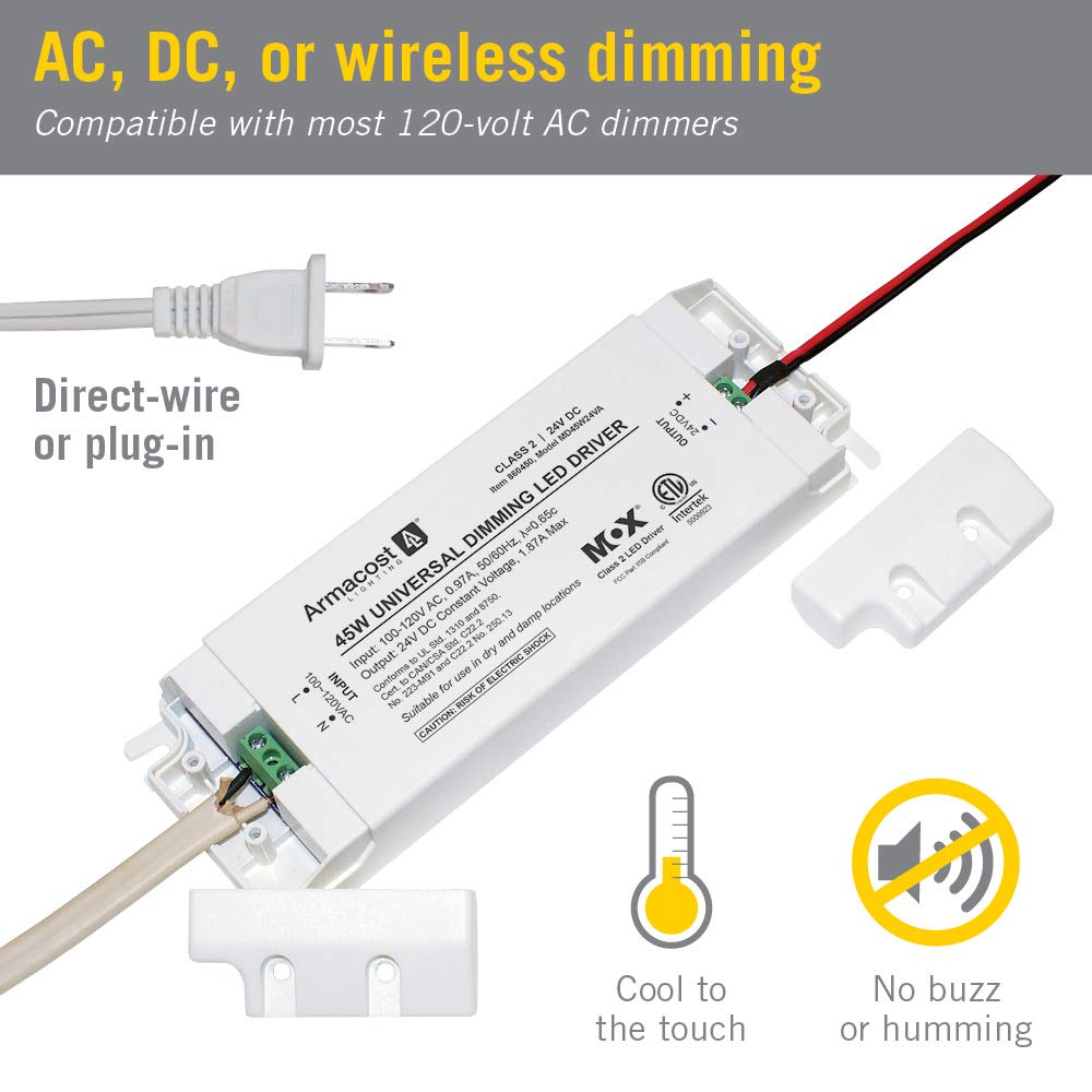 Armacost Lighting TRIAC 860450 - Driver Universal Regulable de 24 V CC LED