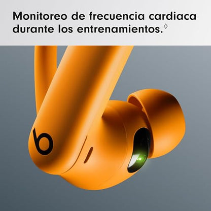 Beats Powerbeats Pro 2 Bluetooth Audífonos inalámbricos- cancelación de Ruido, IPX4, hasta 45 Horas de batería con el Estuche de Carga, compatibles con Apple y Android - Naranja eléctrico