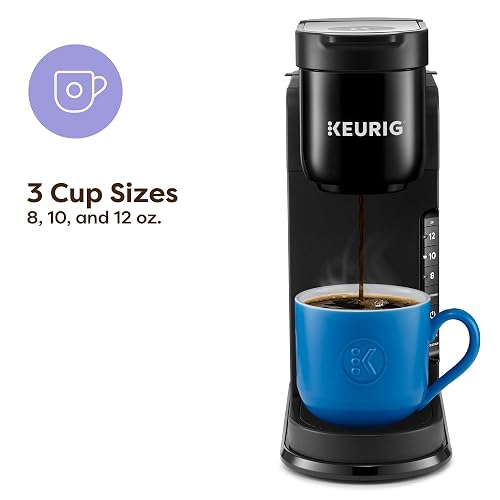Keurig K-Express - Cafetera K-Express para cápsulas de una sola porción, 3 tamaños de preparación, función de botón fuerte, depósito extraíble de 40 onzas, color negro