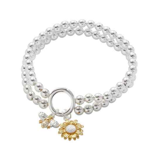 Alex and Ani - Pulsera elástica doble
