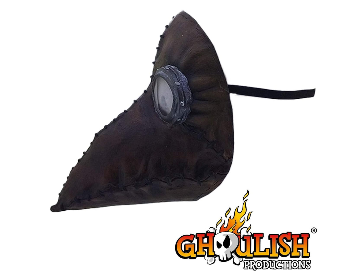 Ghoulish Productions Mascara Gótica de Médico de la Peste Negra/ La Plaga de Latex Antivirus Cosplay Tapa Boca y Ojos para Adulto