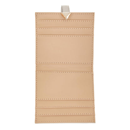 GUESS CARTERA PHOEBE SLG TAB CARD CASE COLOR CAFÉ LOGO