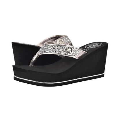 Guess GWSARRALY4 Sandalia Platino de material sintético para Dama