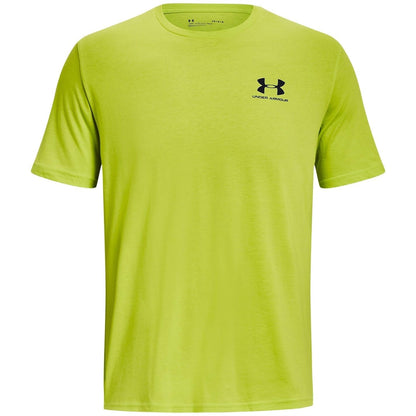 Under Armour Sportstyle Left Chest Camiseta de Entrenamiento para Hombre - Verde - 5X-Grande