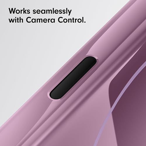 Beats - Funda iPhone 16 – MagSafe, Funda Protectora Resistente a los rasguños, Delgada, con Revestimiento de Microfibra – Púrpura Atardecer