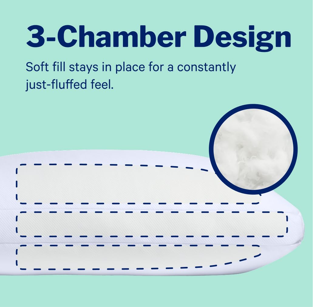Casper Sleep - Almohada refrescante Esencial, estándar, Color Blanco