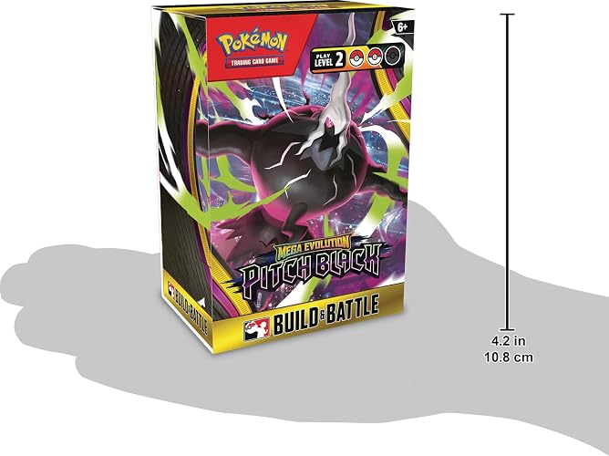 Pokémon Tcg: Mega Evolution—pitch Black Build & Battle Box