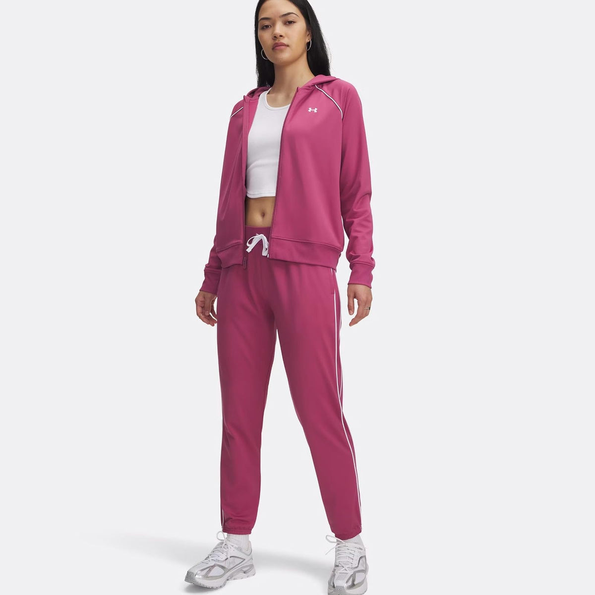 Under Armour Conjunto deportivo Rival Tricot Tracksuit HD para mujer talla CH color Rojo