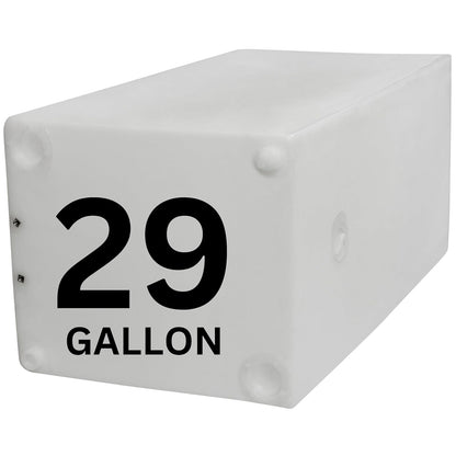 Ameri-Kart Tanque de Agua Dulce RV de 29 galones, Tanque de Almacenamiento de Agua Potable para Beber, cocinar, Limpiar, ducharse, para campistas, remolques, autocaravanas, caravanas, Forma de cubeta