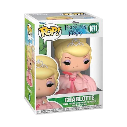 Funko Pop! Disney: Princess & The Frog - Charlotte (1 in 6 Chase Chance) | Mercancía Oficial - Figura de Vinilo Coleccionable para Decoración - Regalo de Cumpleaños para Fans