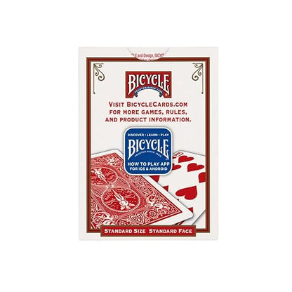 Bicycle Cartas de Juego estándar, tamaño de póquer, Paquete de 12