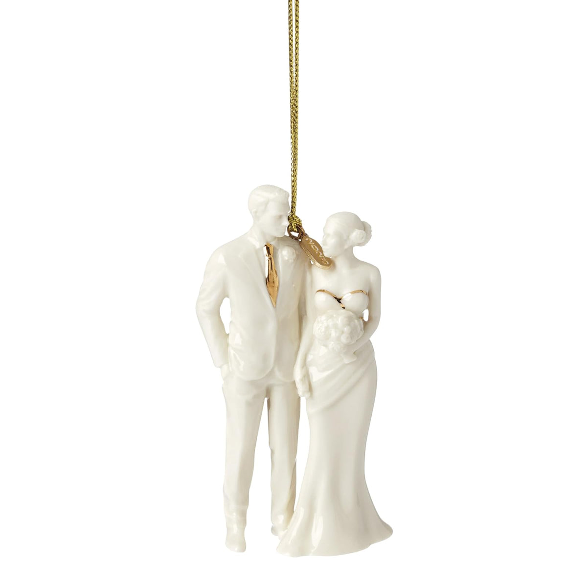 Lenox Adorno Navideño de Porcelana Tinker Bell en Trineo, Disney 2025 - Novia y Novio