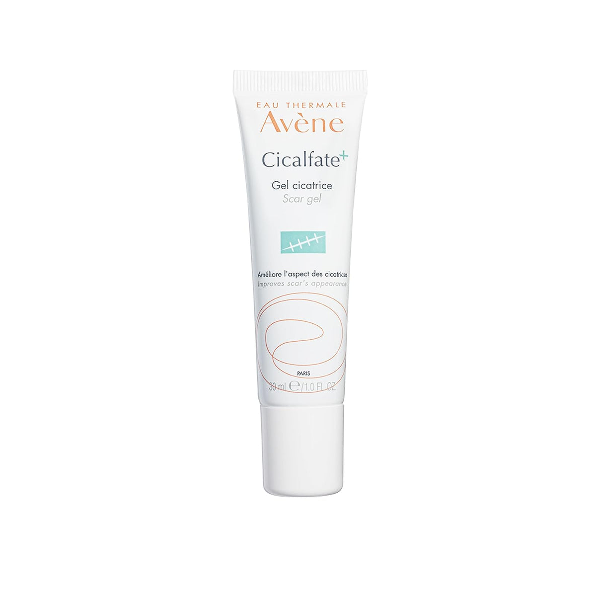 Eau Thermale Avene Cicalfate+ Scar Gel - Restorative Silicone Massage Gel for Superficial & Dermatological Scars - Postbiotic Skincare - Non-Comedogenic - 1 fl.oz.
