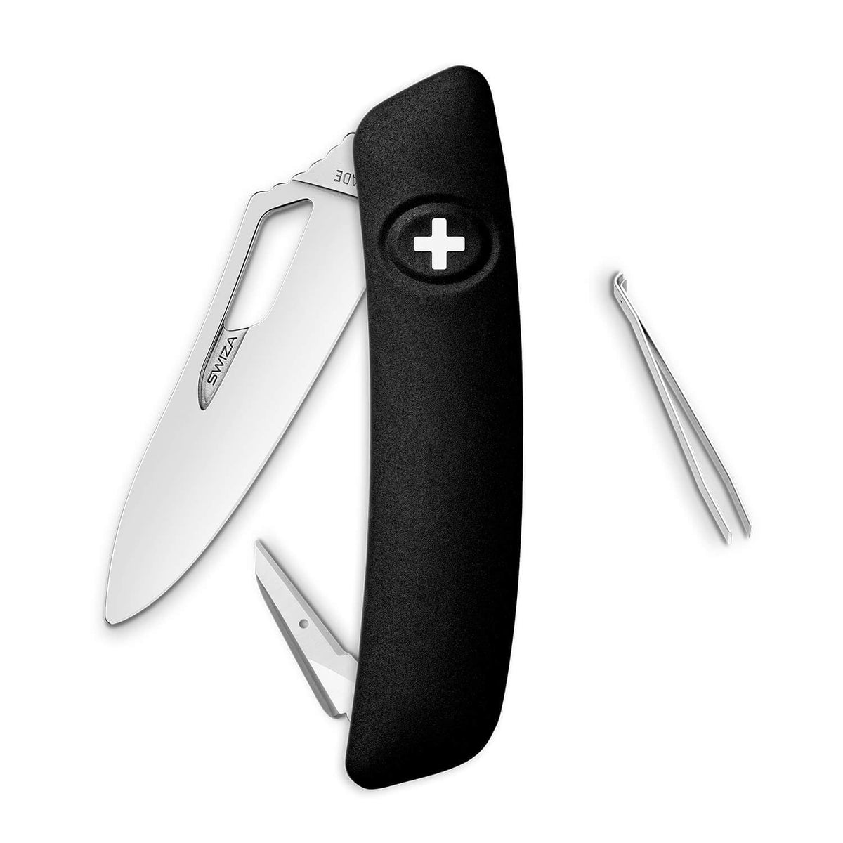 Navaja Swiza POLISHED Single Hand SH00, 5 funciones, negro