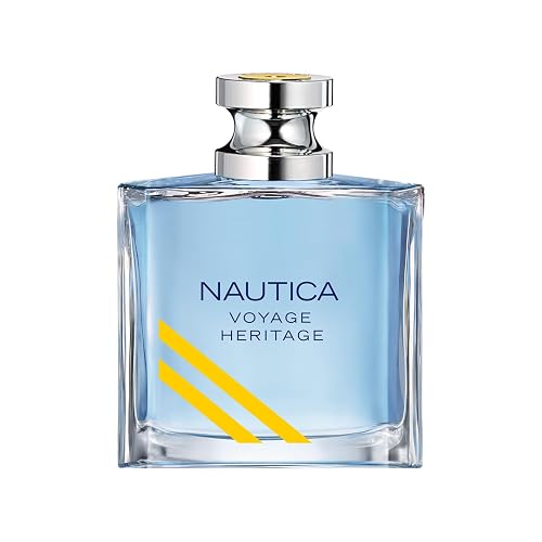 NÁUTICA, Fragancia para Hombre, Voyage Heritage Eau de Toilette, Aroma Amaderado con Menta y Romero, 100 ML