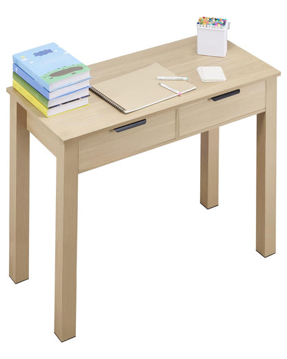 VEVOR - computadora pequeño con cajones, computadora Infantil para recámara, Mesa de Estudio Simple Moderna para Dibujar, Leer, Escribir, Mesa de Almacenamiento Rectangular de MDF para el hogar