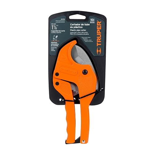 Truper COT-PVC, Cortador de tubo de PVC, hasta 1-5/8"