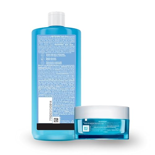Neutrogena Pack Hydroboost Acido Hialuronico Gel Crema 400 ml + Water Gel 50 gr