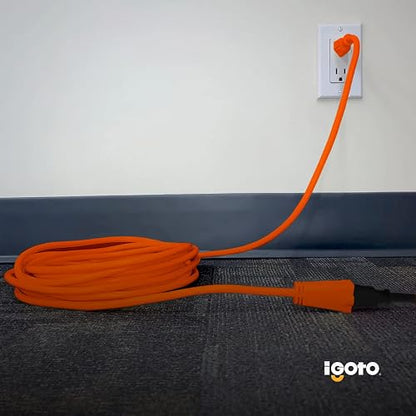 iGOTO ER13-20NA Extension Uso Rudo, color Naranja, 20 m