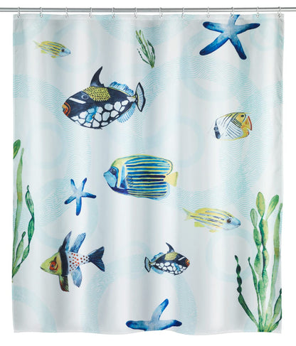 Wenko Polyester Shower Curtain Aquaria