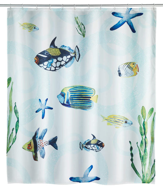 Wenko Polyester Shower Curtain Aquaria