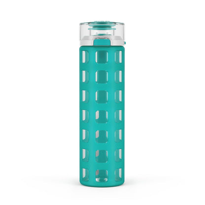 Ello Syndicate Botella de Agua de Vidrio 20 oz con Funda de Silicona - Menta