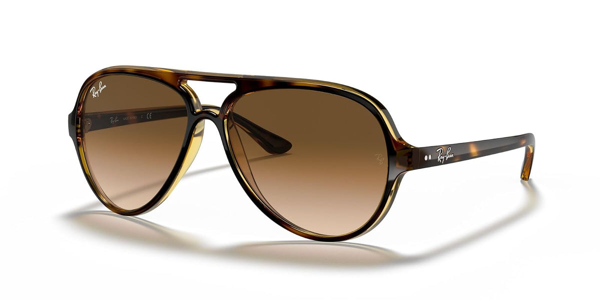 Ray-Ban RB4125 Cats 5000 Sunglasses 59 mm, Non-Polarized