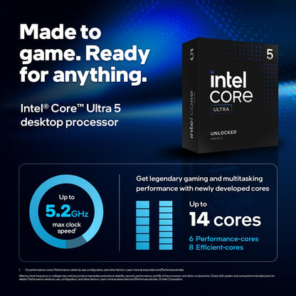 Intel PROCESADOR Core Ultra 5 245KF, 14CORE, 24MB, 1851
