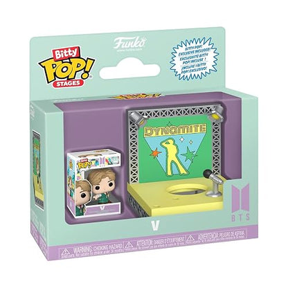 Funko Pop! Bitty Stages: BTS - Dynamite - V - Collectable Vinyl Figure - Gift Idea - Official Merchandise - Toys for Kids & Adults - KPOP Fans