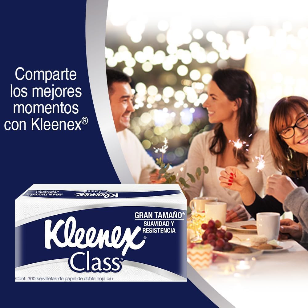 Papel Higiénico Kleenex Cottonelle Beauty 18 + Servilletas Kleenex Class