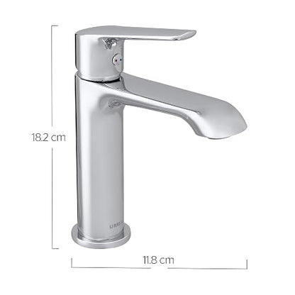 URREA 100CL Monomando Corto para Lavabo, Acabado Cromo