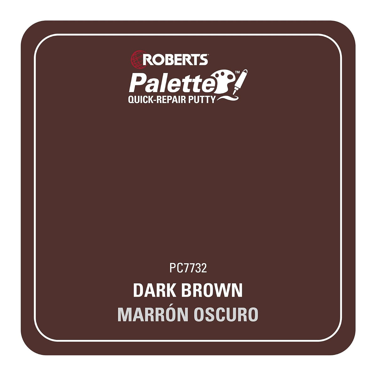 ROBERTS - Masilla reparadora para madera, laminado y vinilo, color café oscuro (3 onzas)
