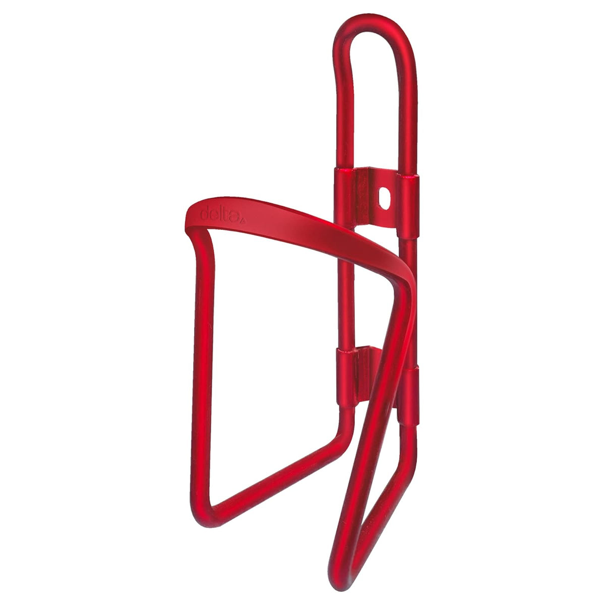 Delta Cycle - Soporte Ligero para Botella de Agua para Bicicleta, Compatible con Cualquier Botella de Agua estándar, fácil instalación, se Monta rápidamente en Cualquier Bicicleta roja