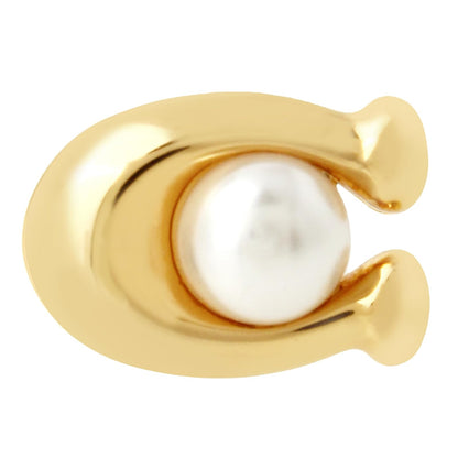 COACH - Aretes de perlas C