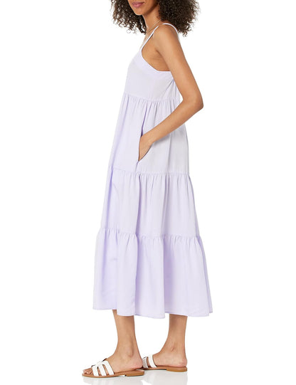 The Drop Britt Maxivestido Escalonado para Mujer