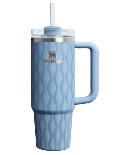 Stanley Quencher H2.0 Vaso con Popote y Tapa FlowState - 30 Ounces - Slate Blue Drift