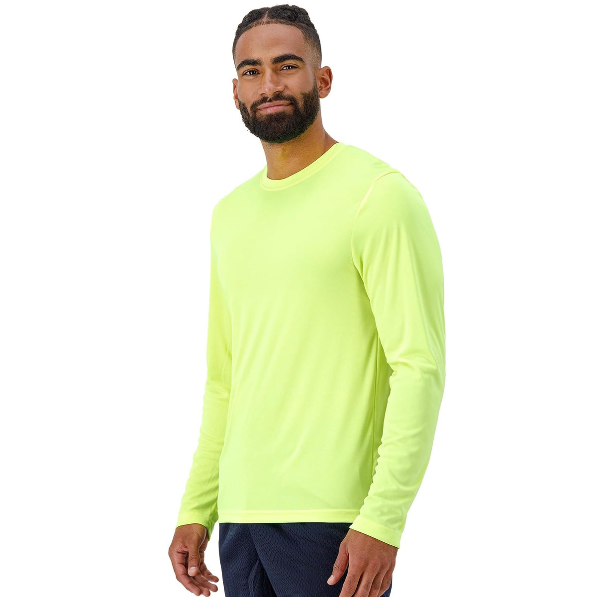 Hanes Camiseta de Manga Larga Cool Dri para Hombre UPF 50+ (Paquete de 2)