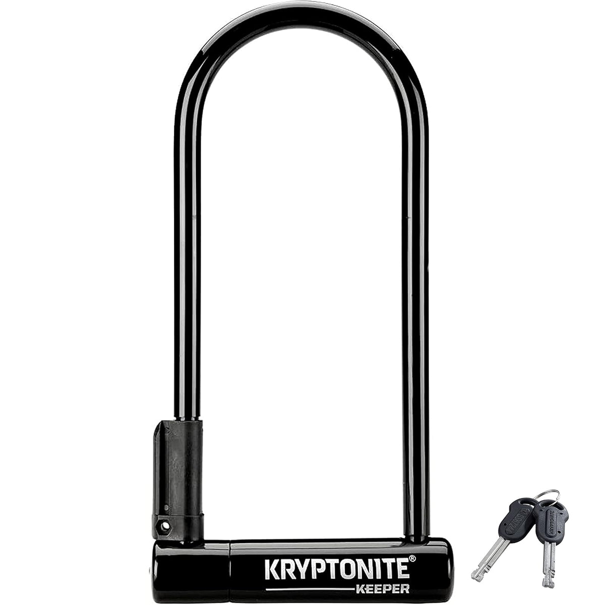 Kryptonite Keeper Candado U-Lock para Bicicleta - 10.2 x 25.4 - Grillete largo - cerradura