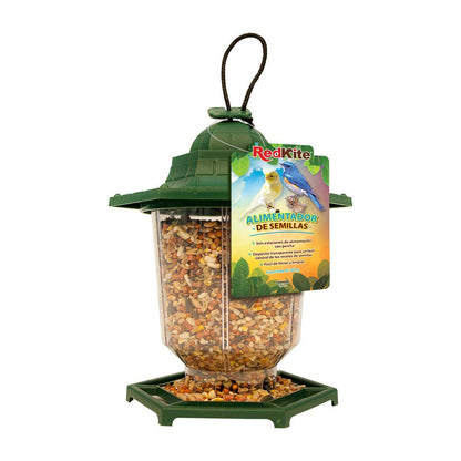 Red Kite Alimentador de Semillas Colgante para Aves con Capacidad de 360 Gramos + RedKite Bebedero Mini para Colibrí 68 Mililítros